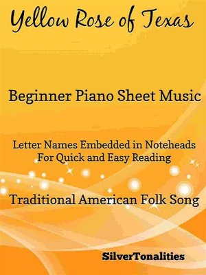 cover image of Yellow Rose of Texas Beginner Piano Sheet Music